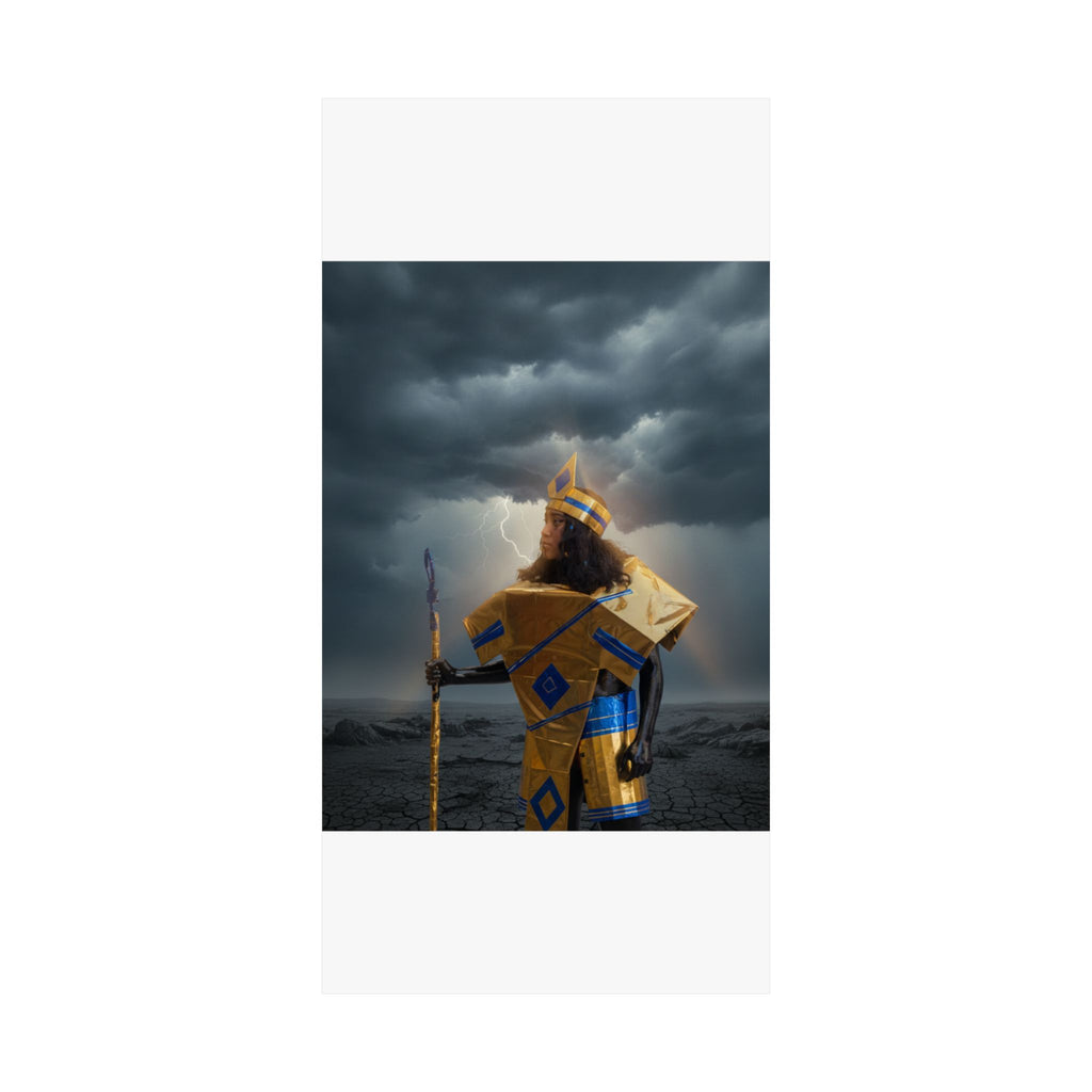 Dramatic Storm — Person — Matte Poster