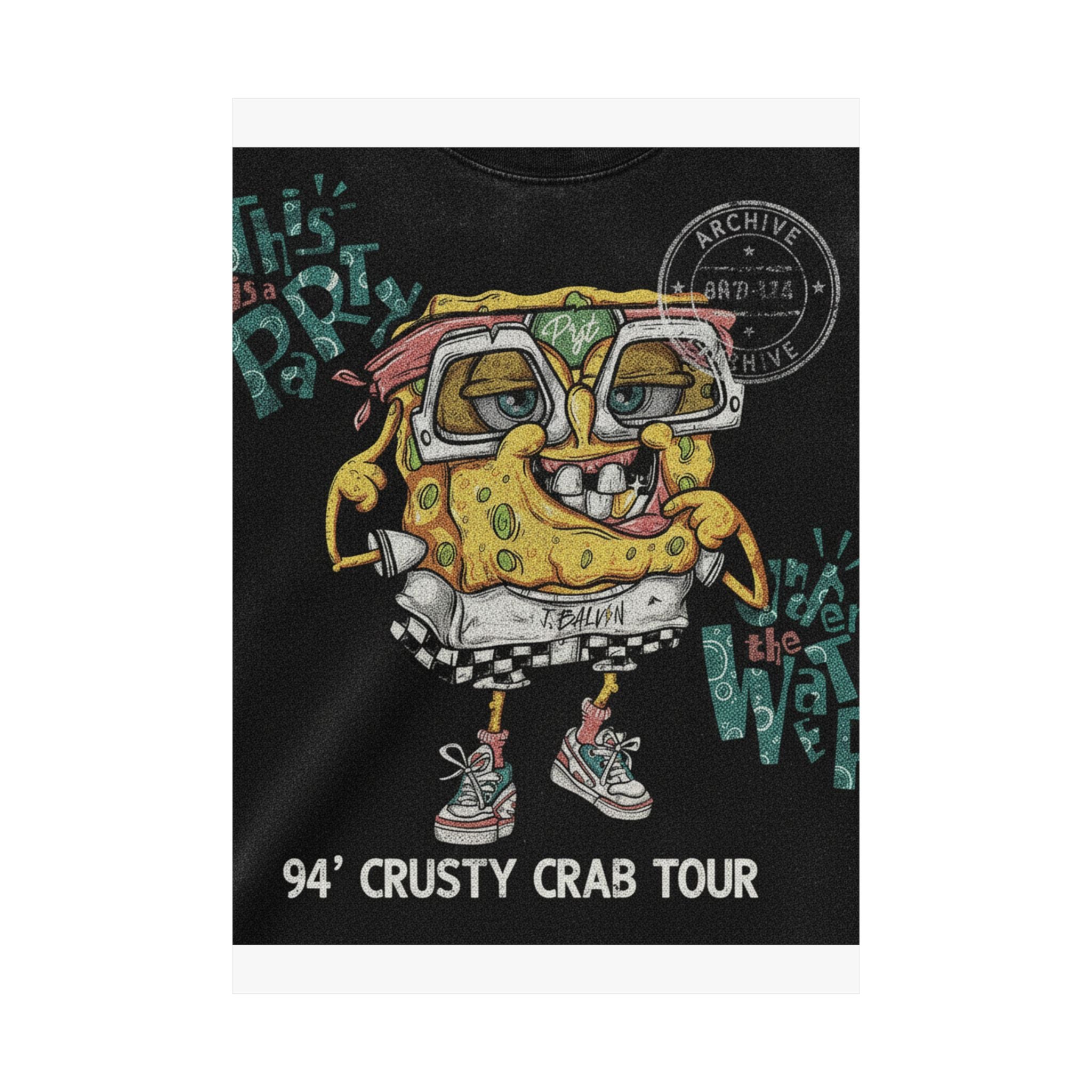 Vintage Bootleg — Sponge — Matte Poster