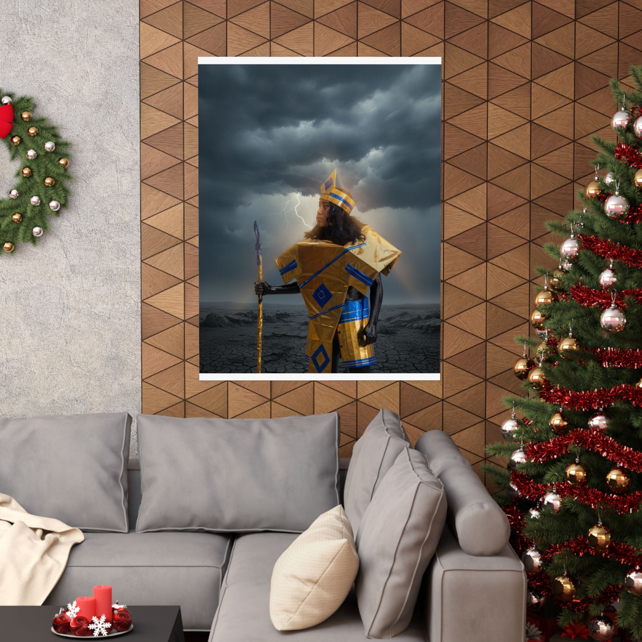 Dramatic Storm — Person — Matte Poster