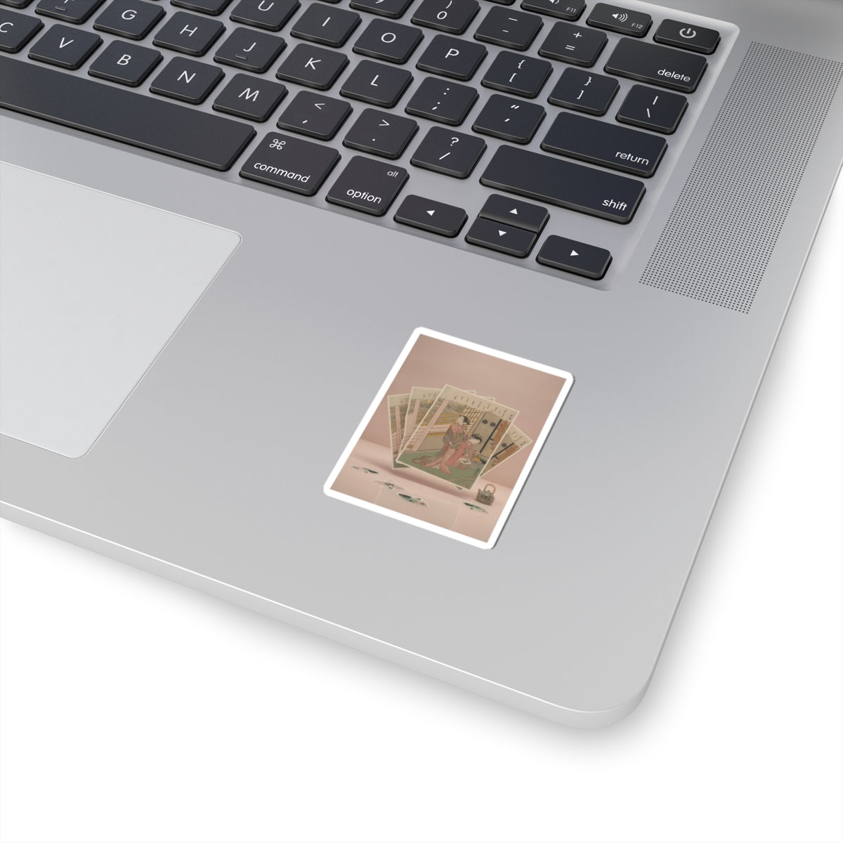 Product Marketing — Waves On Moonlight — Kiss-Cut Sticker