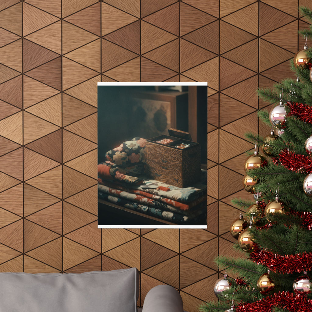 Cinematic — Lady'S Work-Box And Bed Clothing — Matte Poster