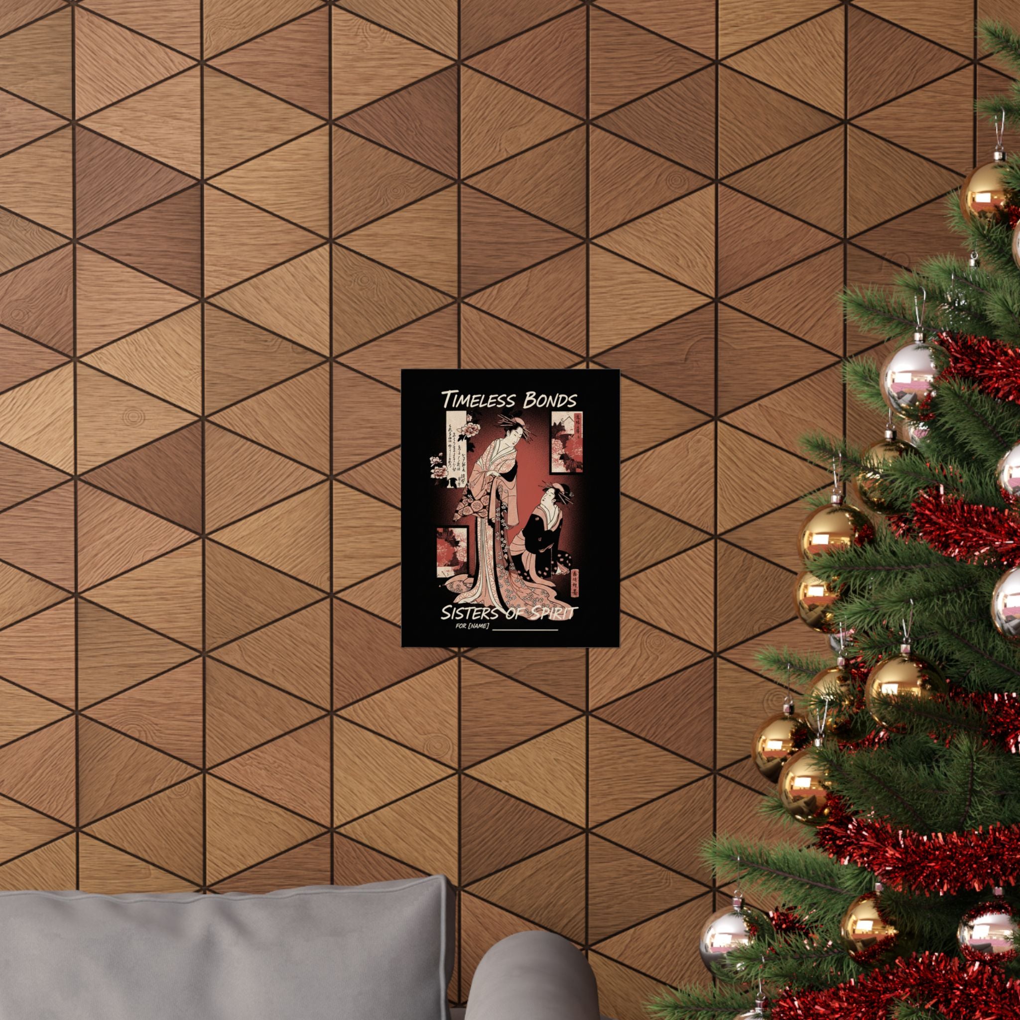 Streetwear Collage — Courtesan And Her Maid — Matte Poster