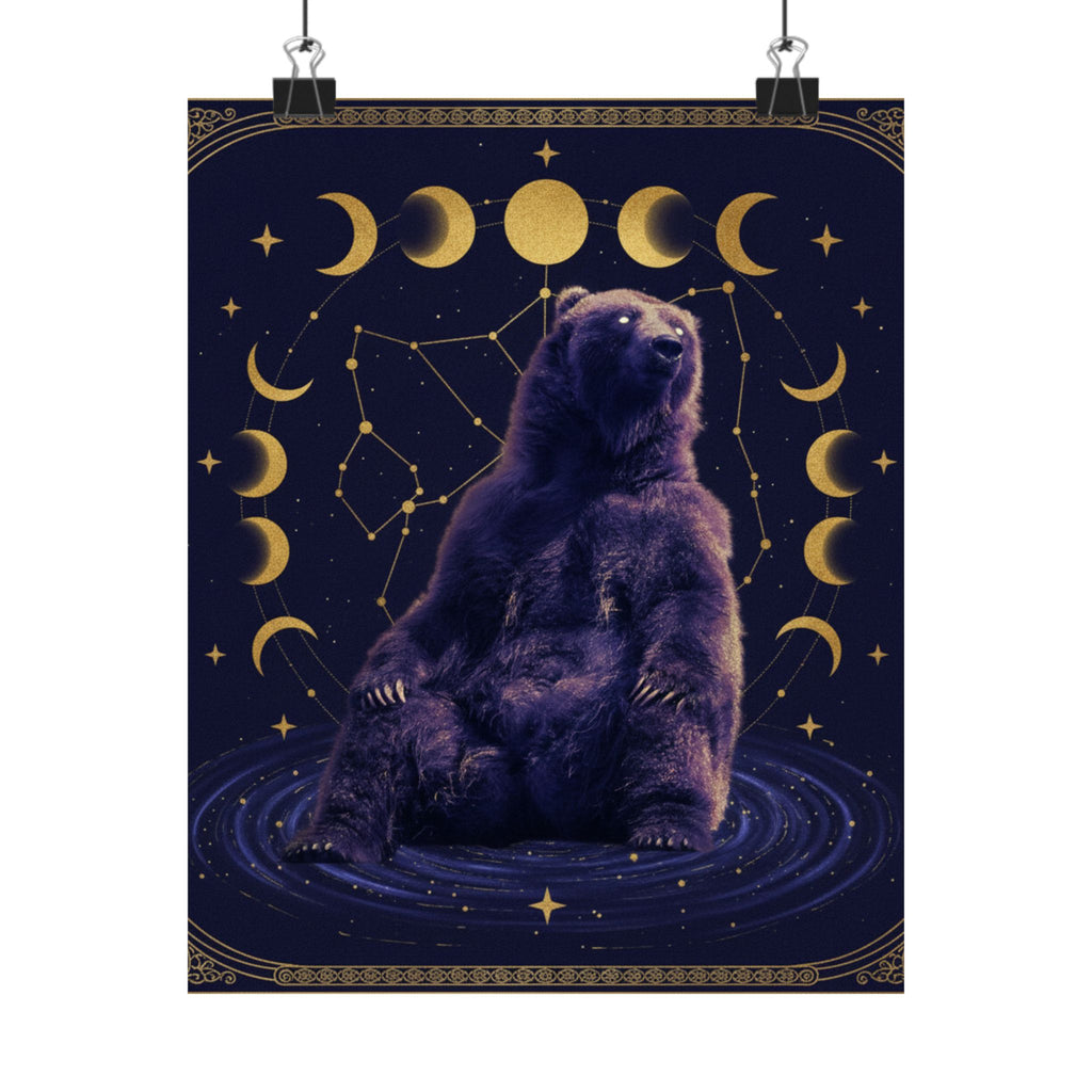 Celestial — Bear — Matte Poster