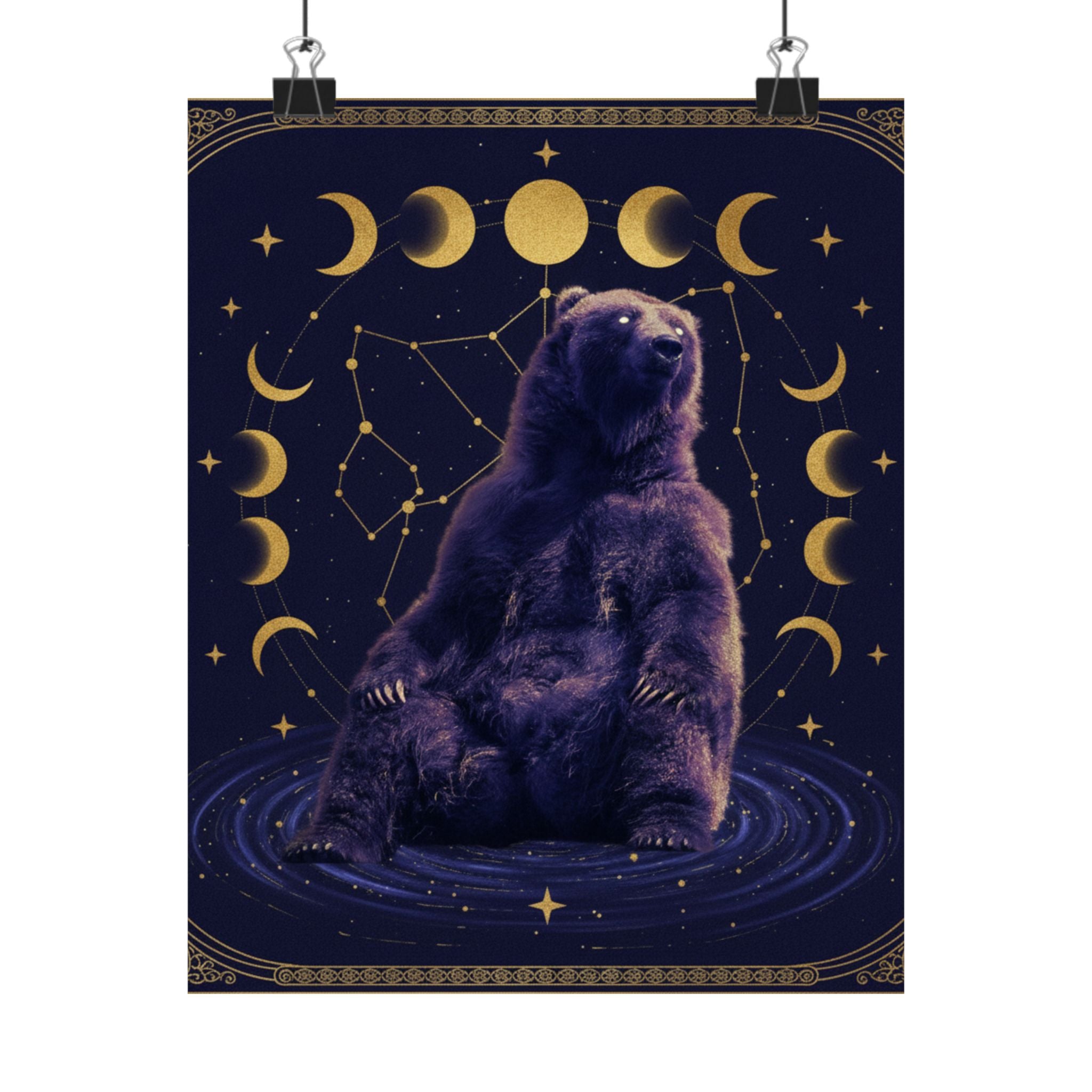 Celestial — Bear — Matte Poster