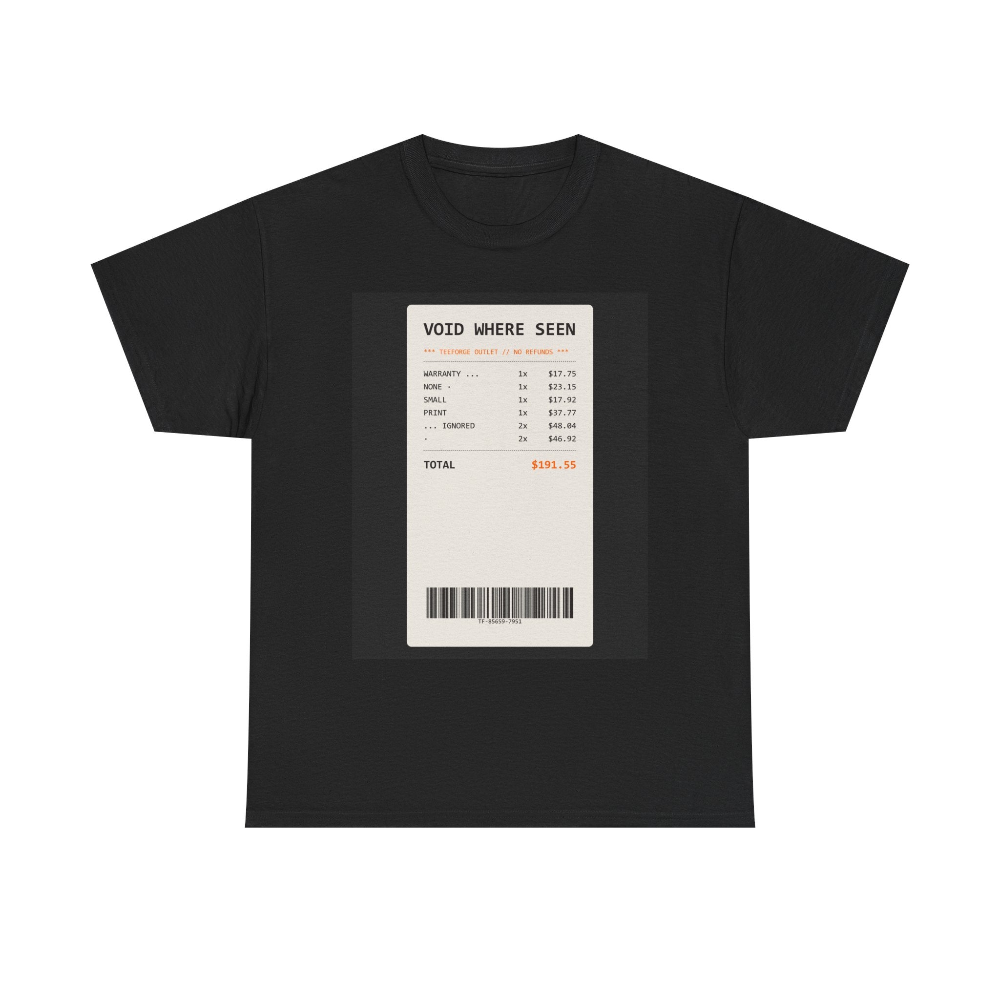 VOID WHERE SEEN graphic tee by Zukkay
