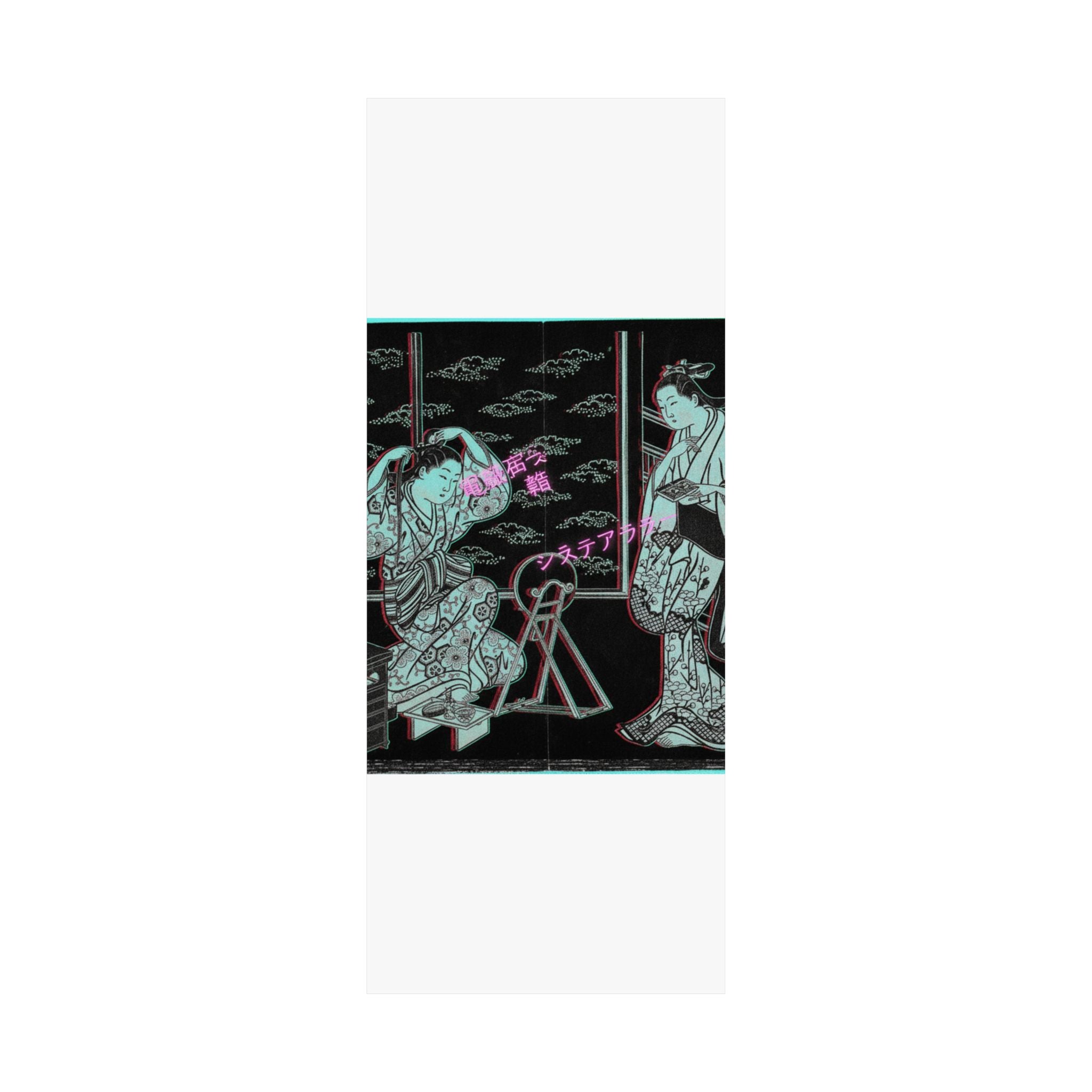 Glitch Culture — Two Women In A Room Opening On A Verandah — Matte Poster