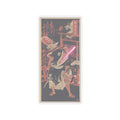 Japanese Street — The Actor 2Nd Nakamura Sukegoro As A Man Bearing A Black Lacquer Letter Box — Kiss-Cut Sticker