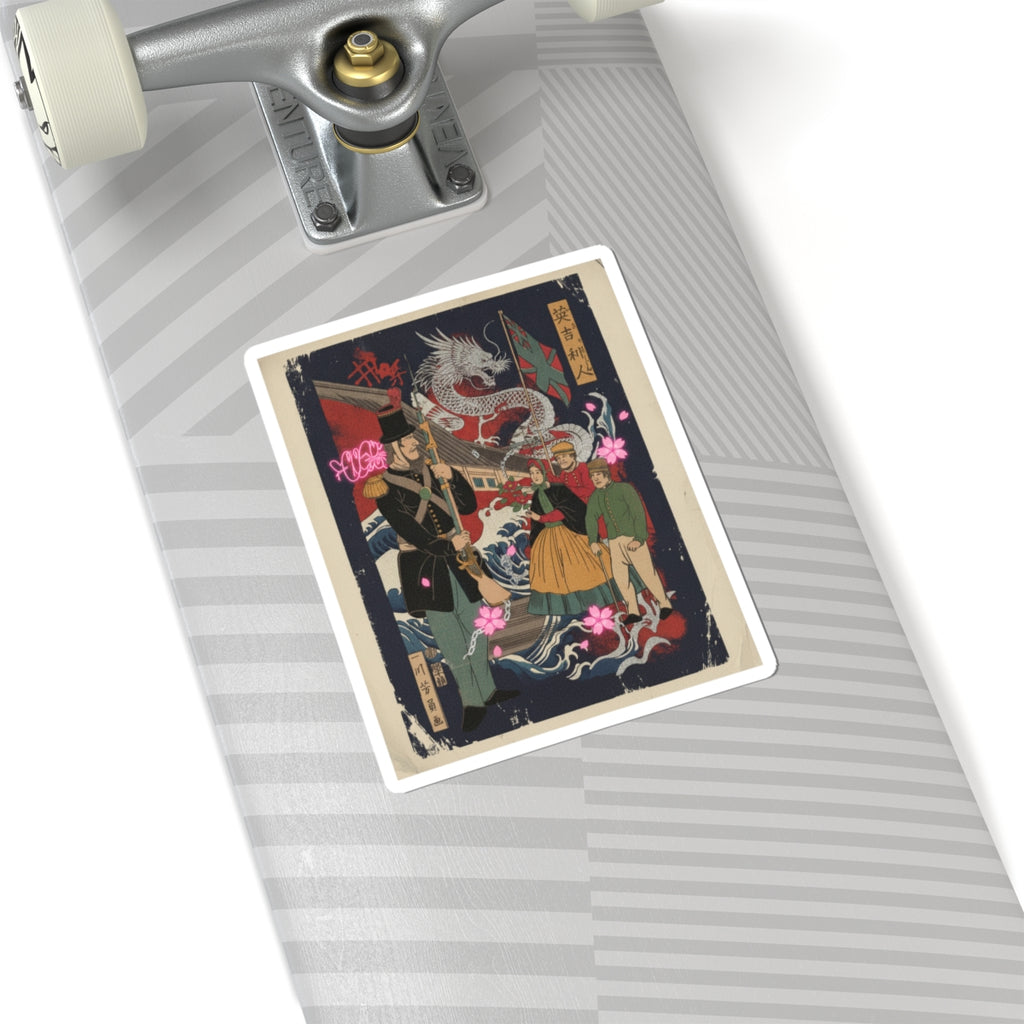 Japanese Street kiss-cut sticker — product view 23