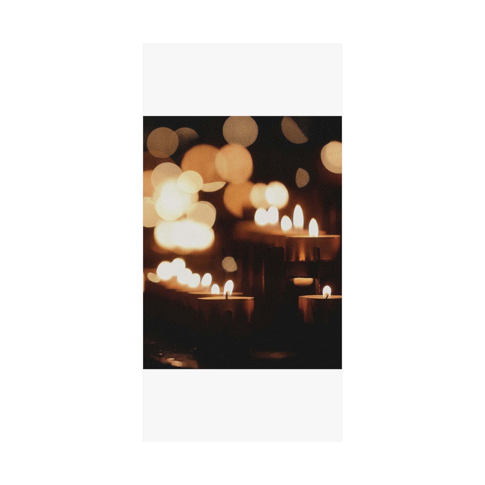 Southern Sunset — Candle — Matte Poster