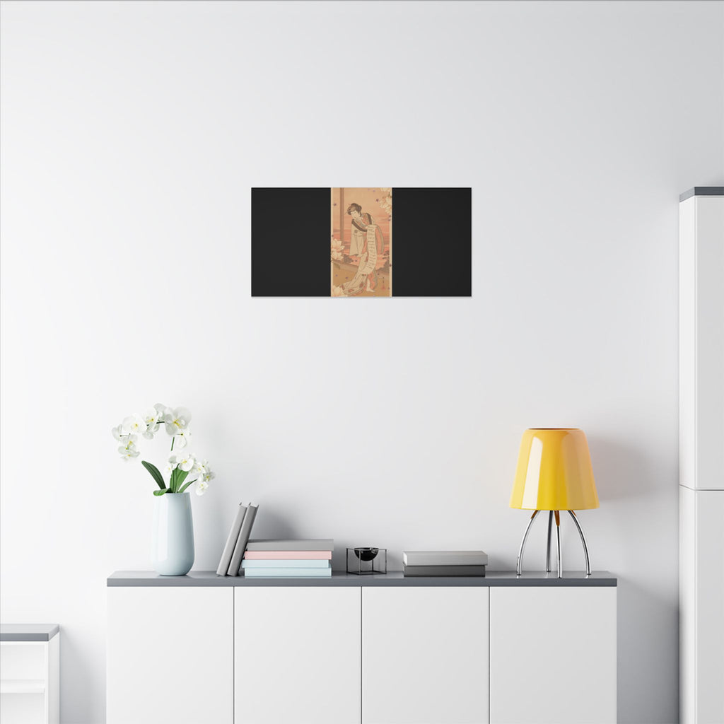 STREET CERTIFIED | The Second Yamashito Kinsaku As A Courtesan Standing In A Room — Matte Canvas