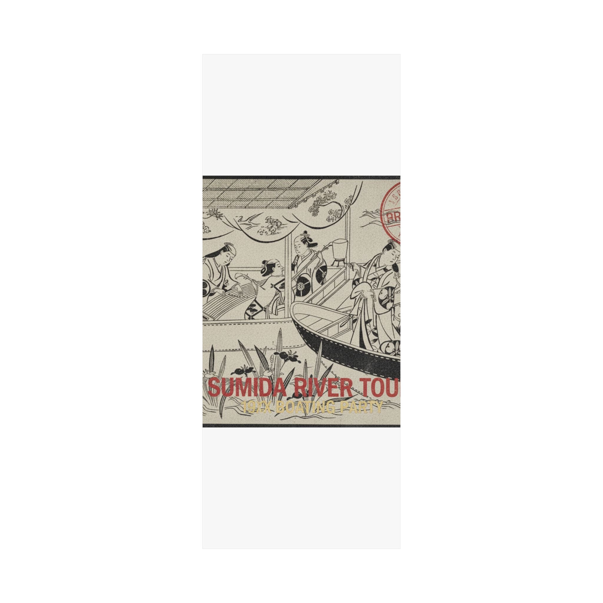 Vintage Bootleg — An Actor'S Boating Party On The Sumida River — Matte Poster