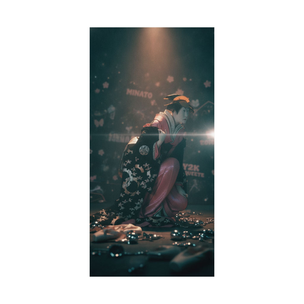 Cinematic — Actor Nakamura Kumetaro Ii As Minato, The Wife Of Yura Hyogonosuke — Matte Poster