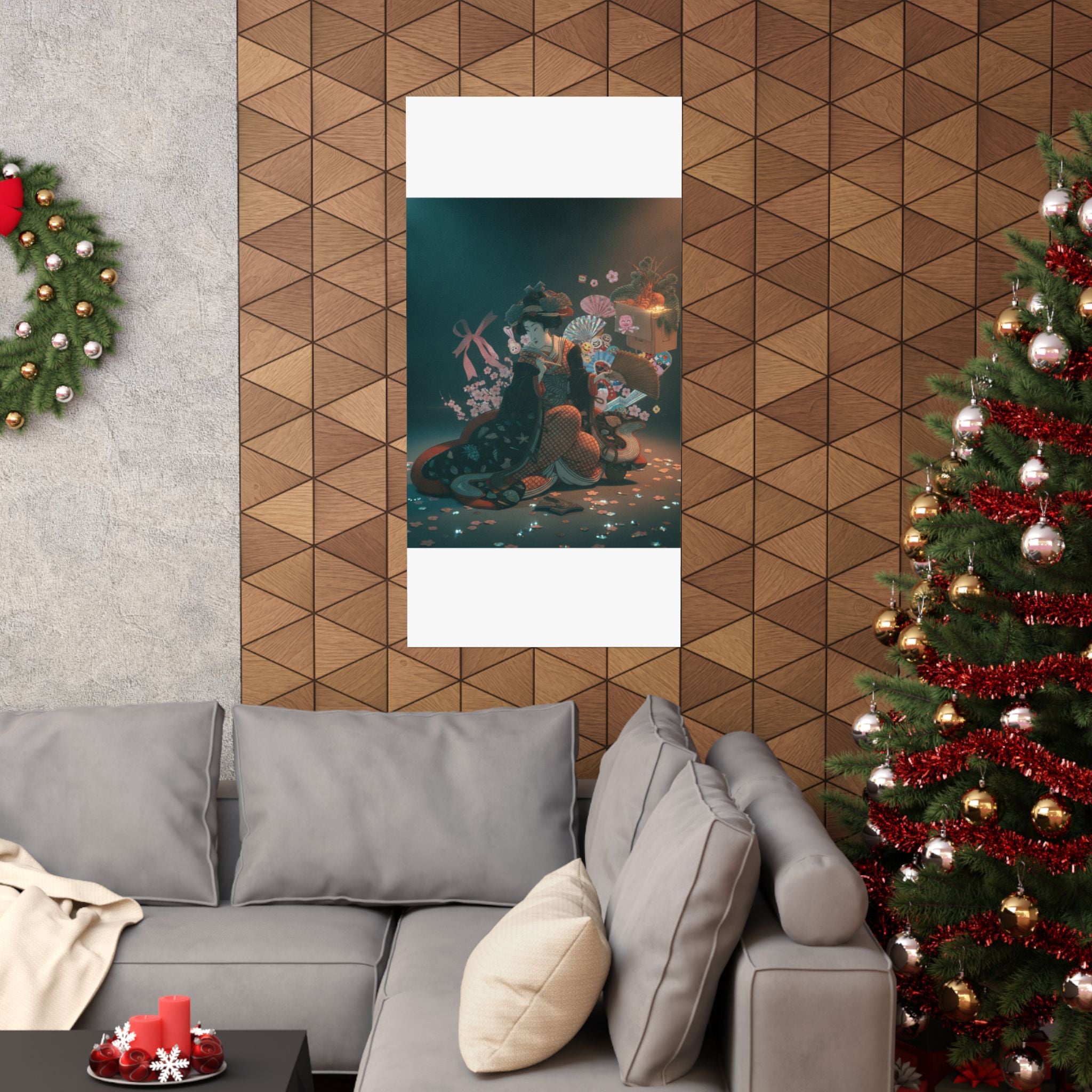 Cinematic — Courtesan And New Year Decoration — Matte Poster