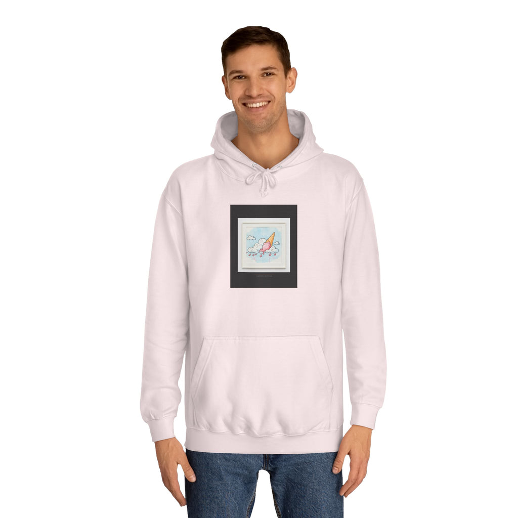 Melting Ice Cream Cloud Watercolour Pullover Hoodie