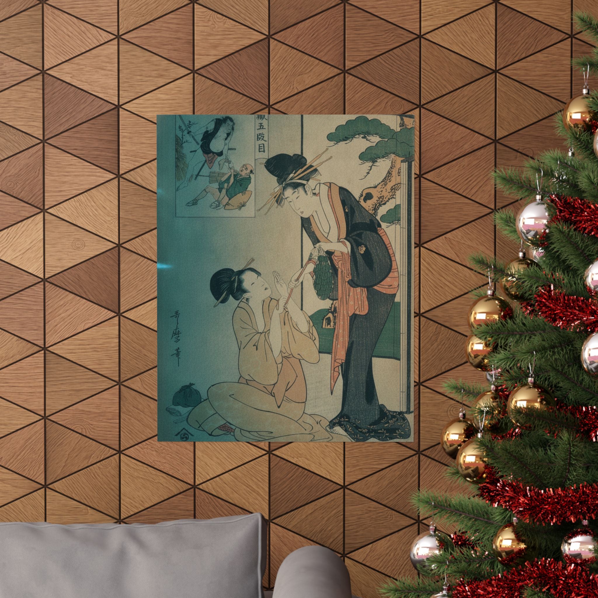 Cinematic — A Woman Snatching A Bag Of Sweetmeats From Her Mother — Matte Poster