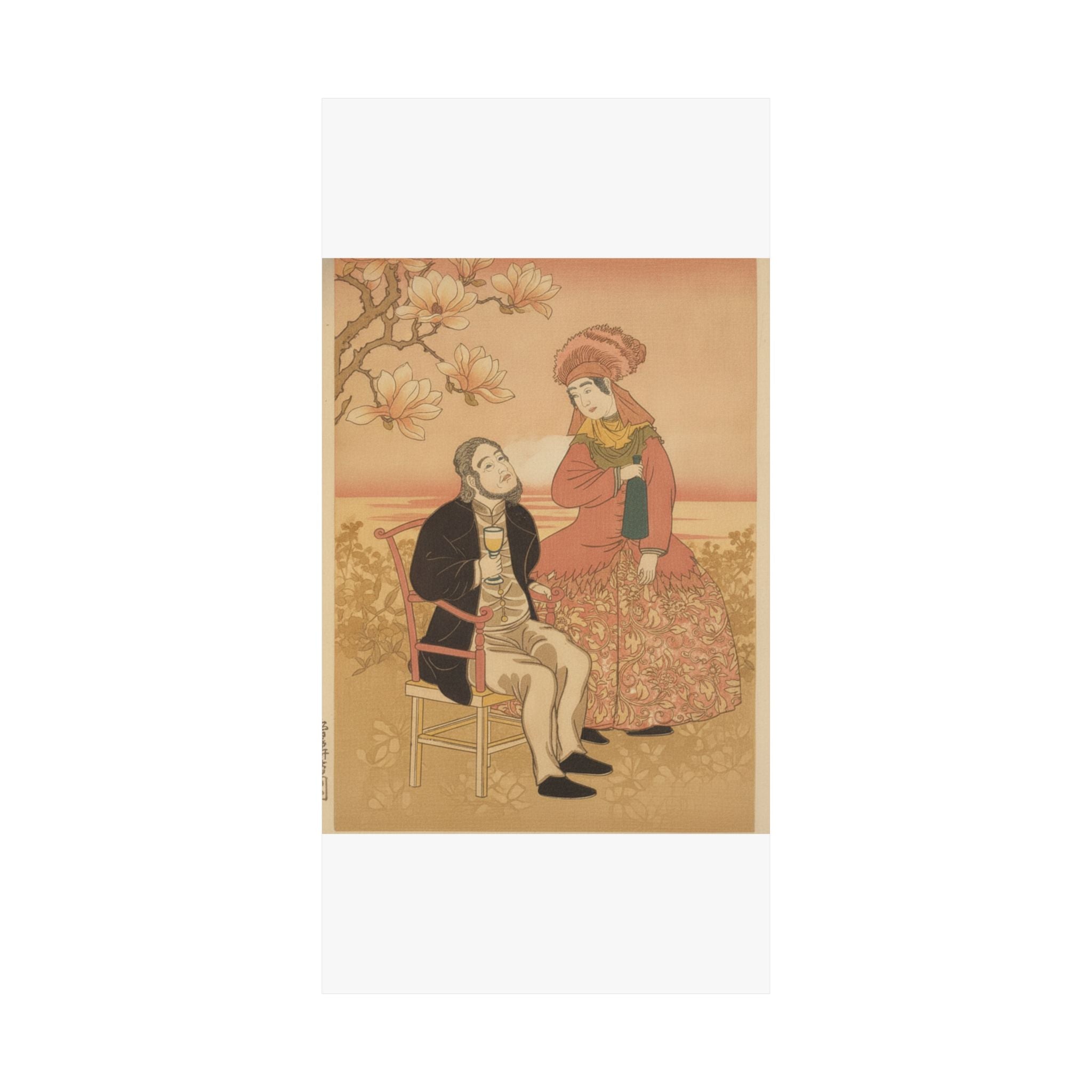 Southern Sunset — France, From The Series Pictures Of People From Foreign Lands (Gaikoku Jinbutsu  — Matte Poster