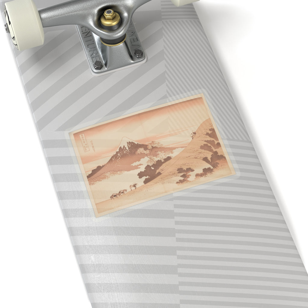 Southern Sunset — Fuji From Inume (?) Pass — Kiss-Cut Sticker