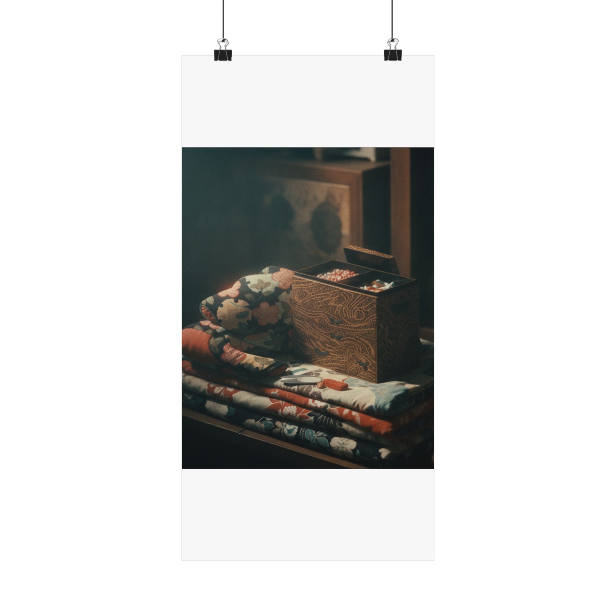 Cinematic — Lady'S Work-Box And Bed Clothing — Matte Poster