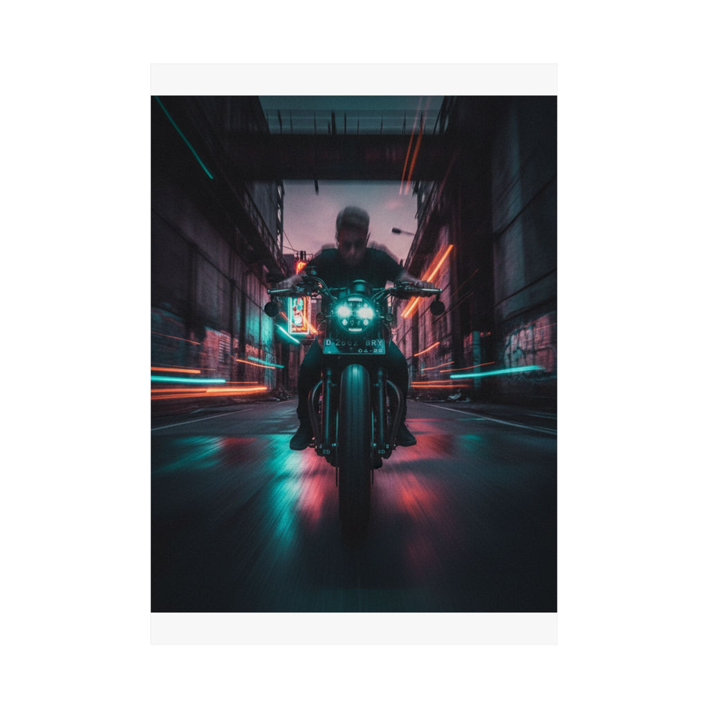 Fast Furious — Motorcycle — Matte Poster
