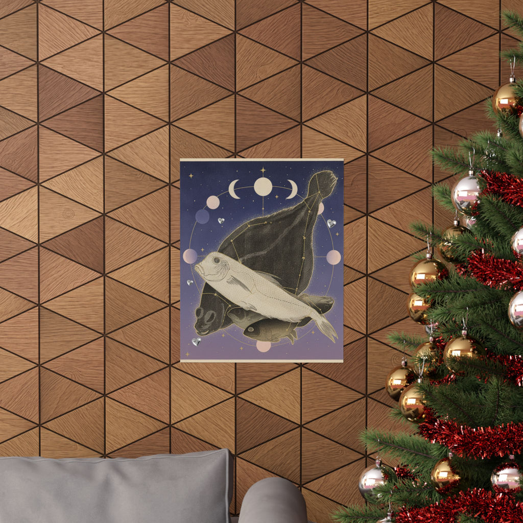 Celestial — Flounder And Other Fishes — Matte Poster