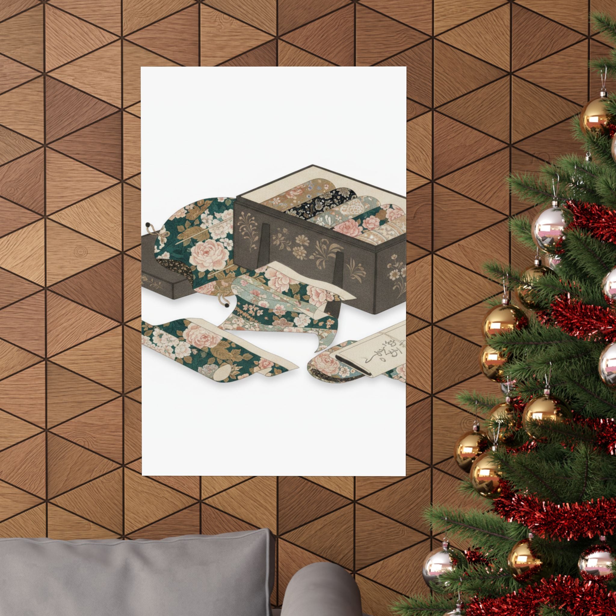 Ecommerce Main — Box With Draperies — Matte Poster
