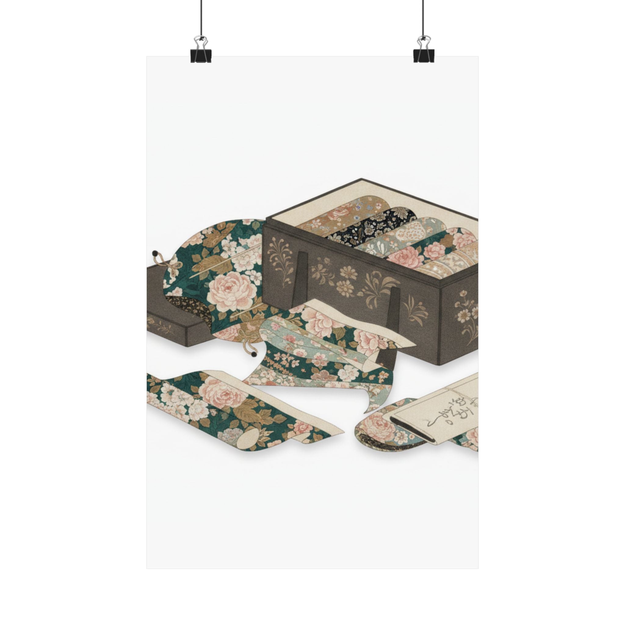 Ecommerce Main — Box With Draperies — Matte Poster