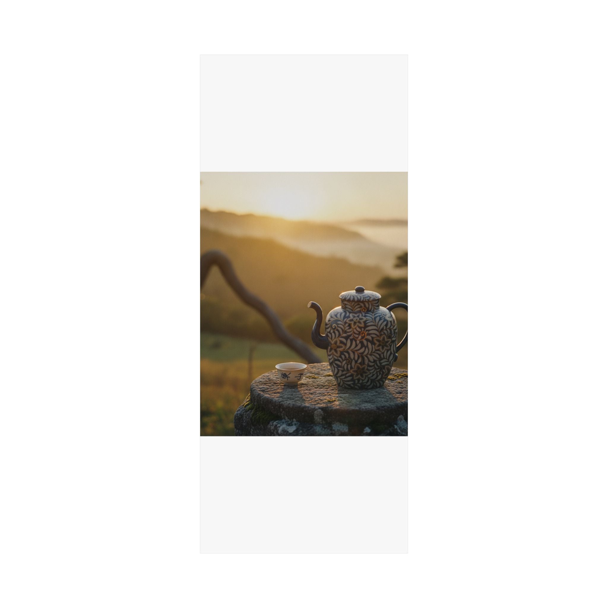 Scenic Nature — Wine Pot And Cup — Matte Poster