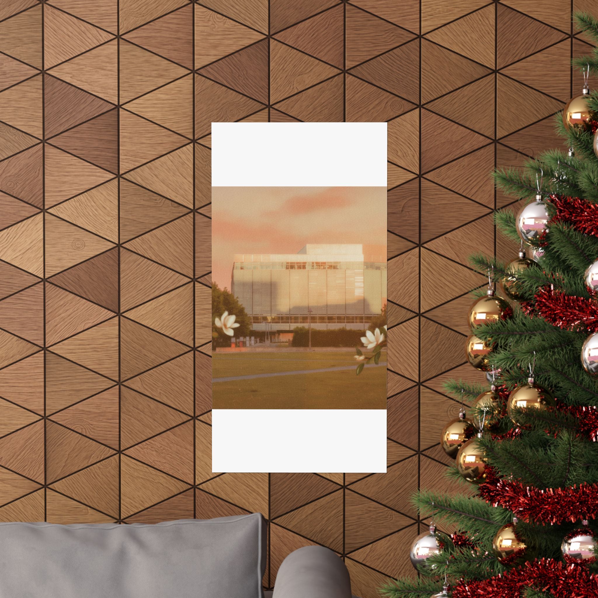 Southern Sunset — Building — Matte Poster