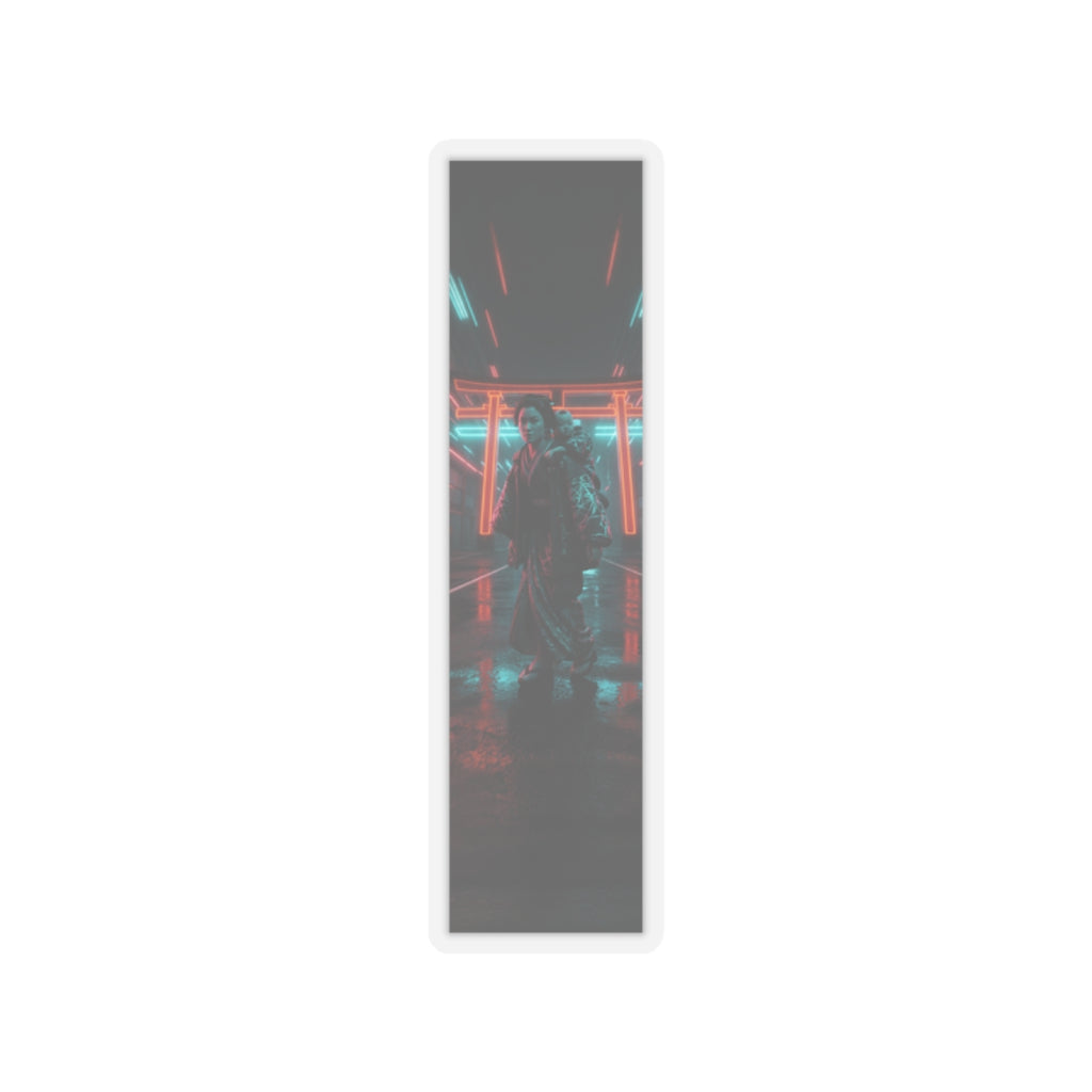 Fast Furious — A Woman Carrying A Child On Her Back Near The Entrance To A Temple — Kiss-Cut Sticker