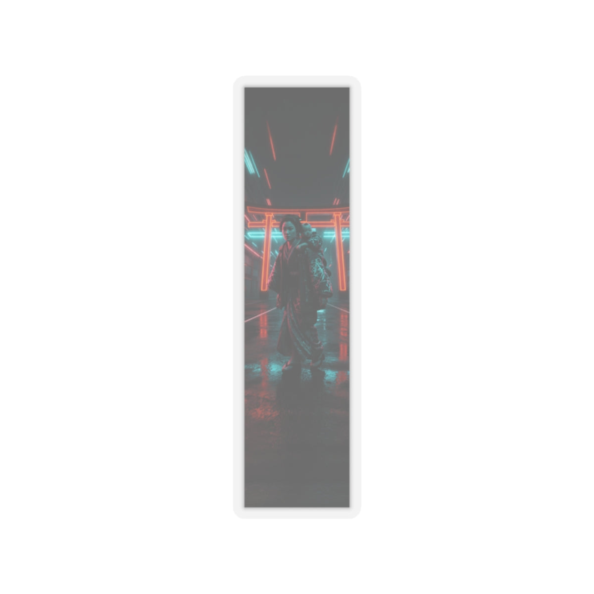 Fast Furious — A Woman Carrying A Child On Her Back Near The Entrance To A Temple — Kiss-Cut Sticker