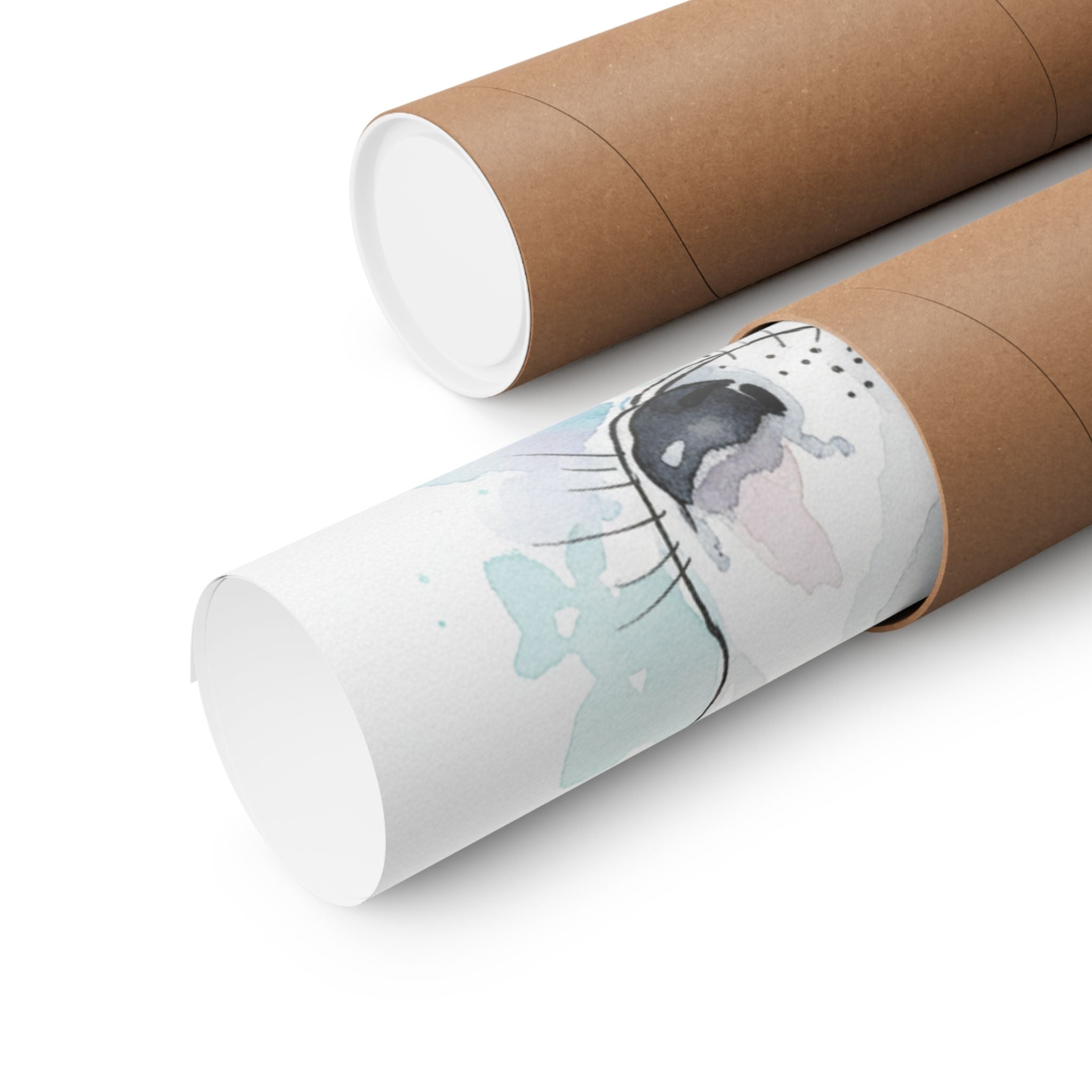 Watercolor — Dog — Matte Poster