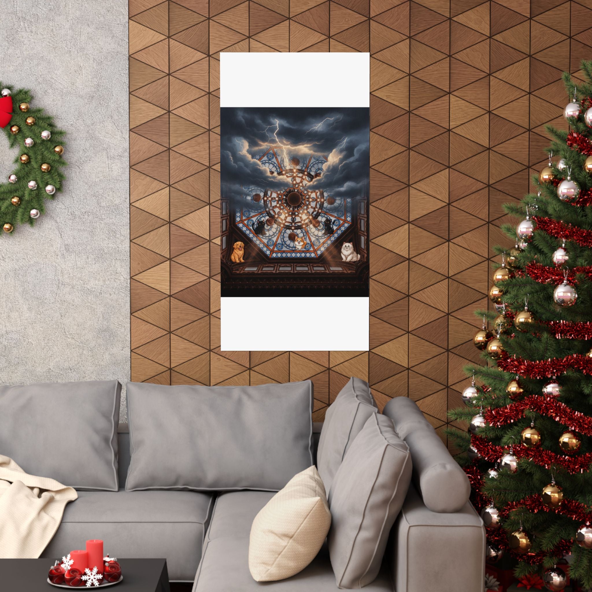 Dramatic Storm — Ceiling — Matte Poster