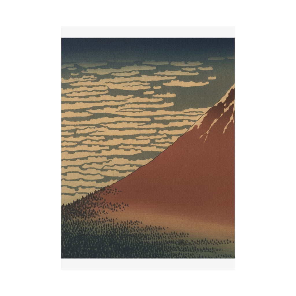Scenic Nature — South Wind, Clear Sky (Gaifū Kaisei), Also Known As Red Fuji, From The Series Th — Matte Poster