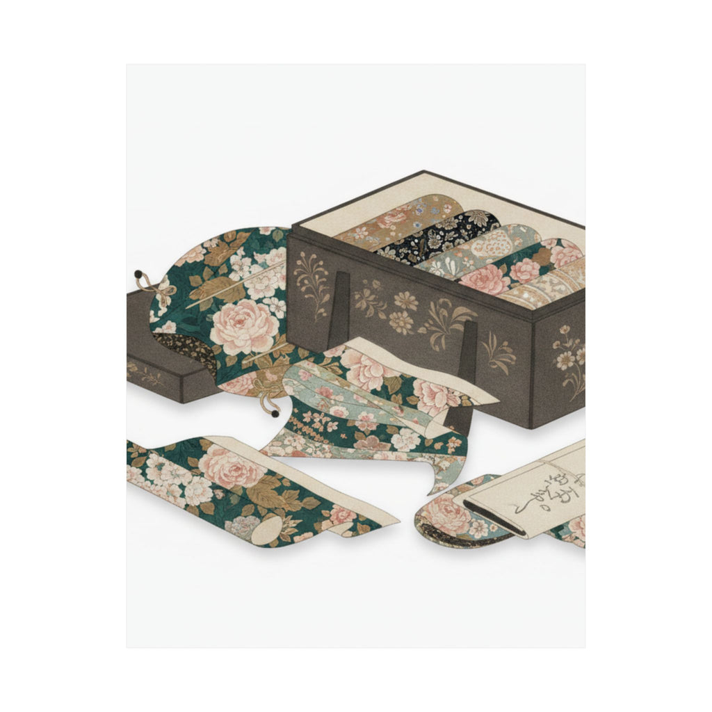 Ecommerce Main — Box With Draperies — Matte Poster