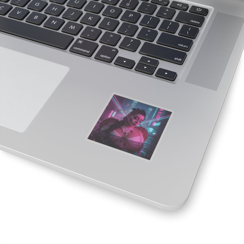 Neon Noir — Person — Kiss-Cut Sticker