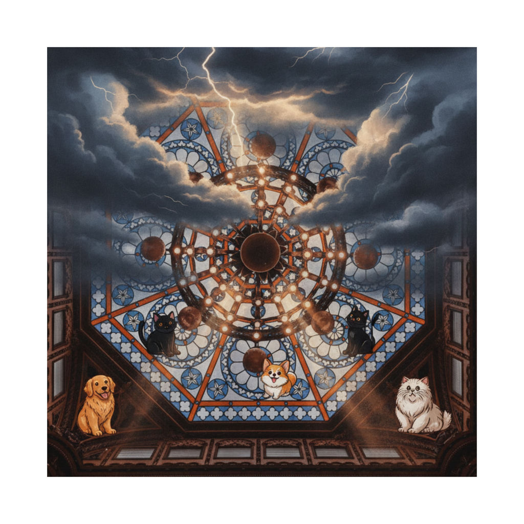 Dramatic Storm — Ceiling — Matte Poster