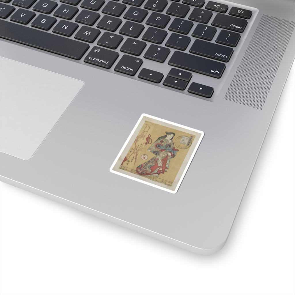 Vintage Bootleg — Figure Of A Woman — Kiss-Cut Sticker