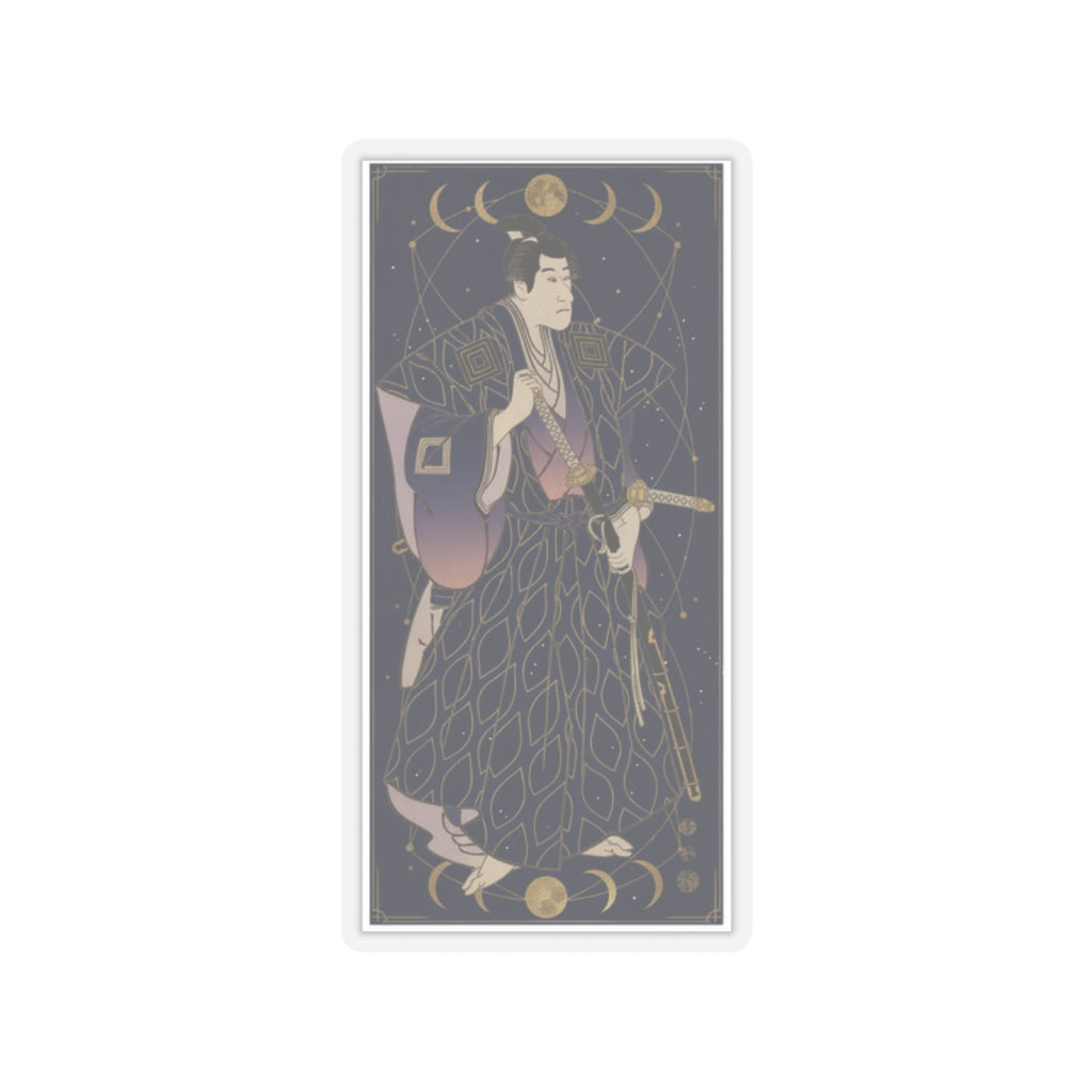Celestial — Ichikawa Danjuro Vi As Funa Bansaku,Son Of Fuwa Banzayemon — Kiss-Cut Sticker