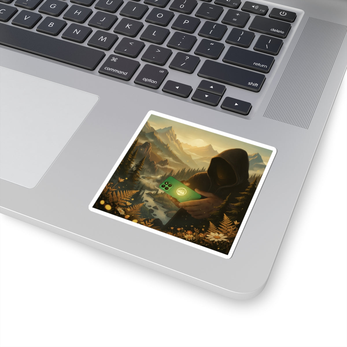 Scenic Nature — Phone — Kiss-Cut Sticker