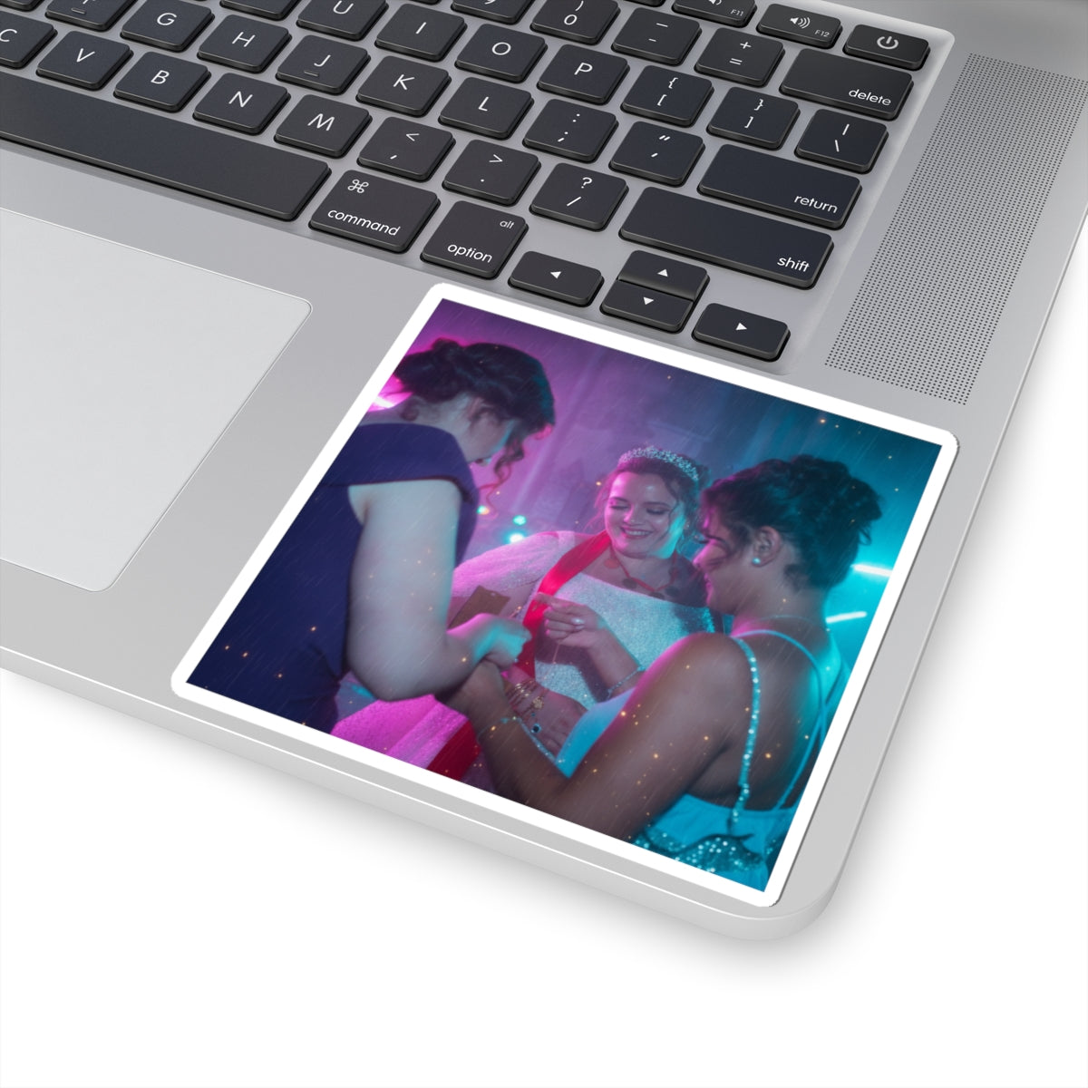 Neon Noir — Person — Kiss-Cut Sticker