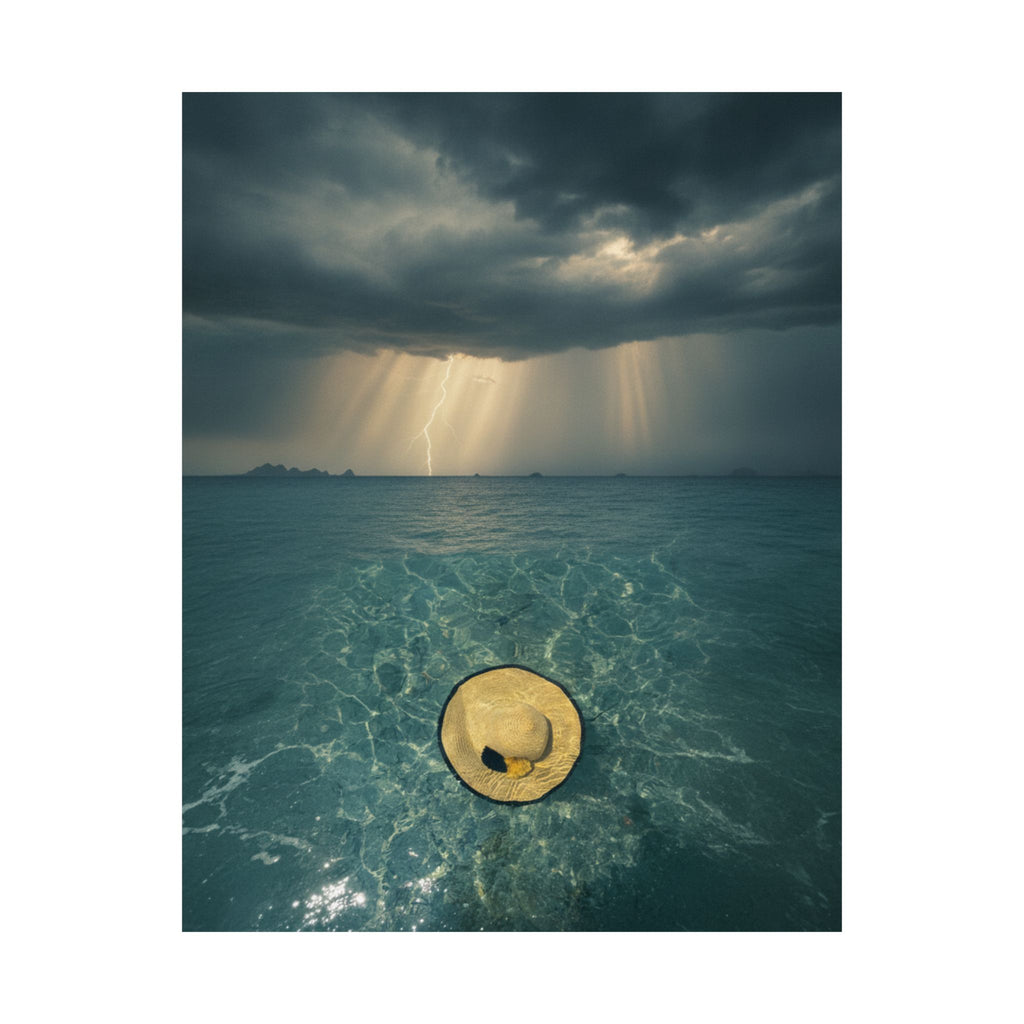 Dramatic Storm — Hat — Matte Poster