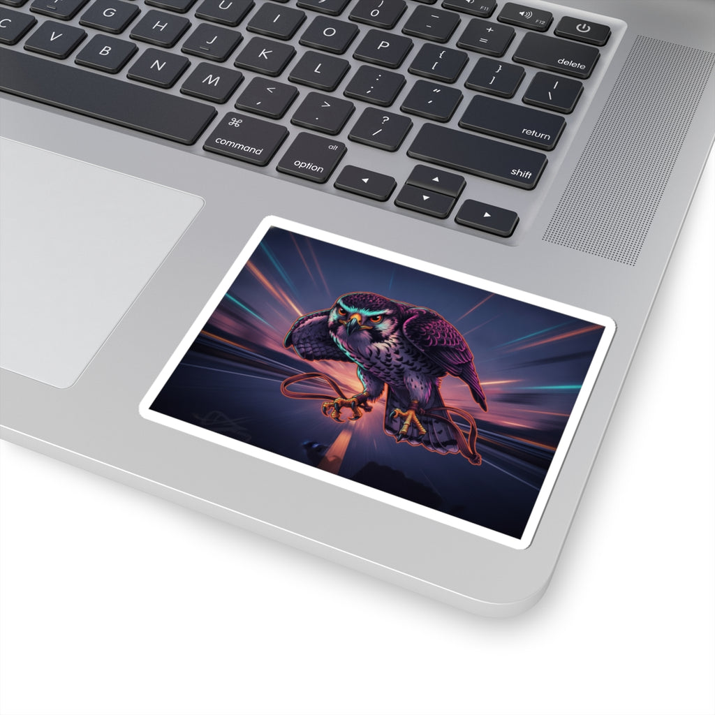 Fast Furious — Hawk Tied To Perch — Kiss-Cut Sticker