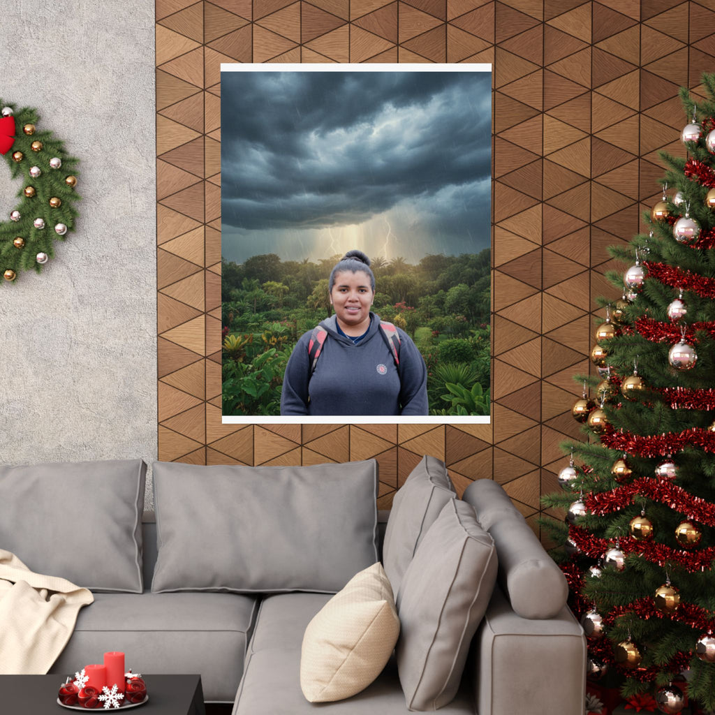 Dramatic Storm — Person — Matte Poster — Poster 2