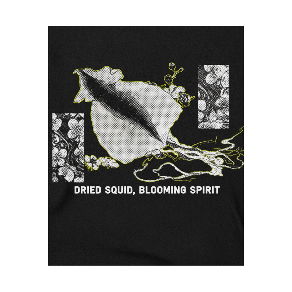 Streetwear Collage — Dried Cuttle-Fish And Plum Blossoms — Matte Poster