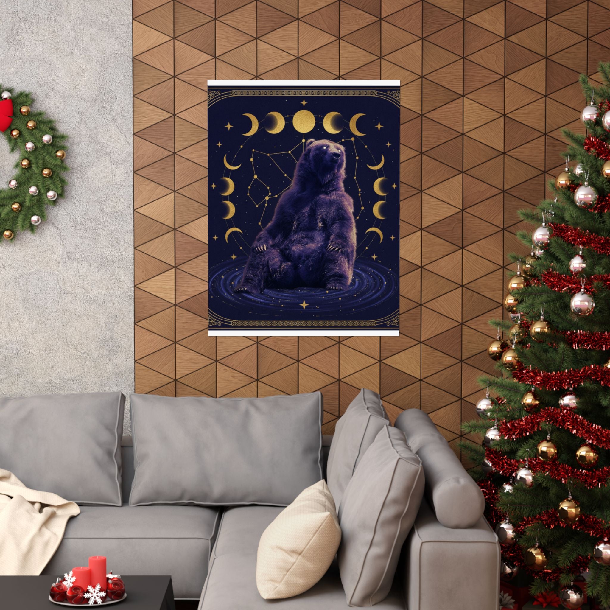 Celestial — Bear — Matte Poster