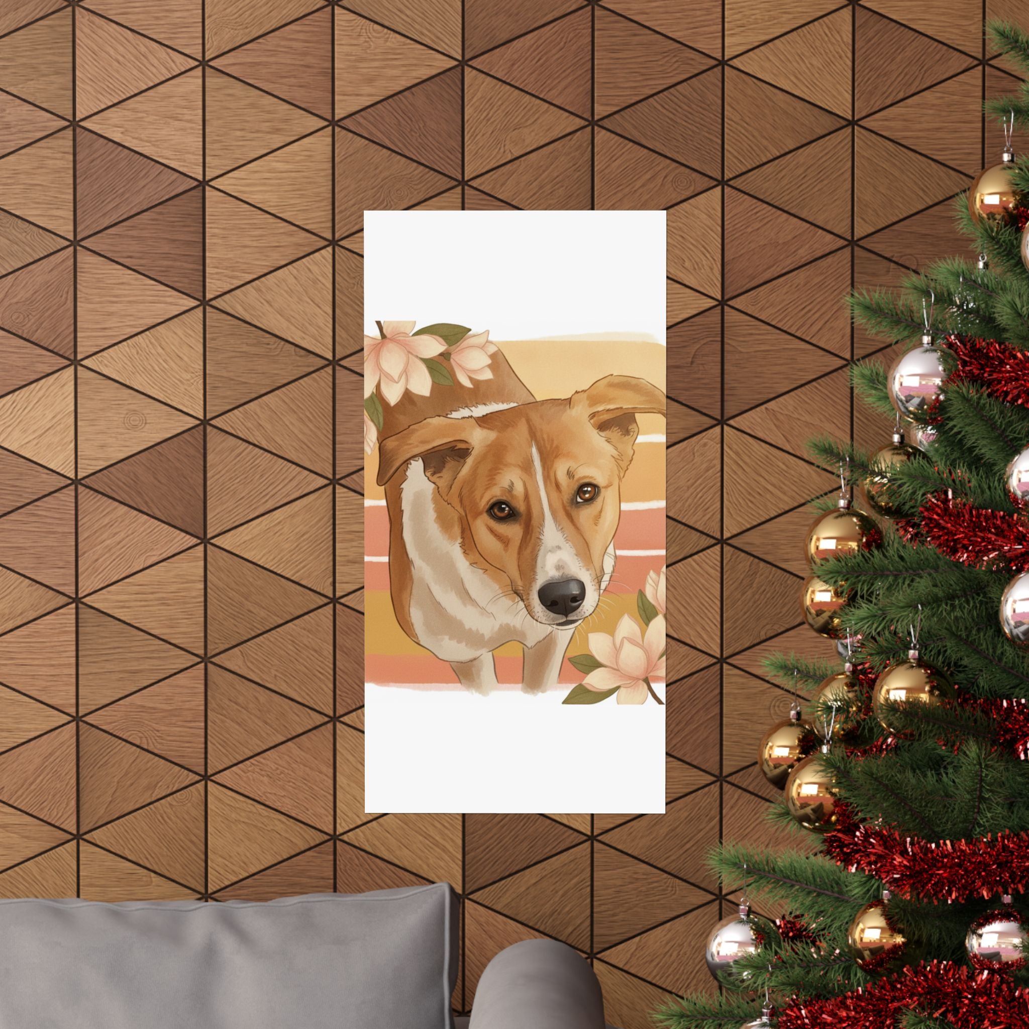 Southern Sunset — Dog — Matte Poster