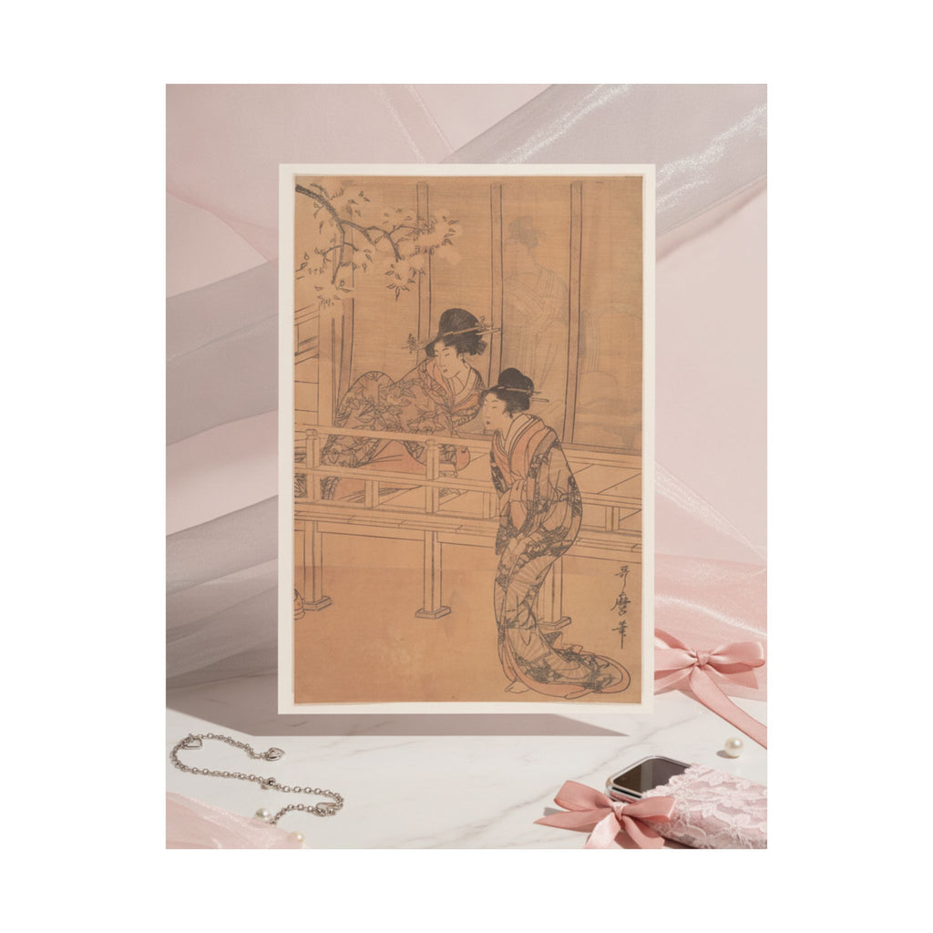 Product Marketing — The Lady Of Rokujo Being Visited By The Princess Aoi — Matte Poster