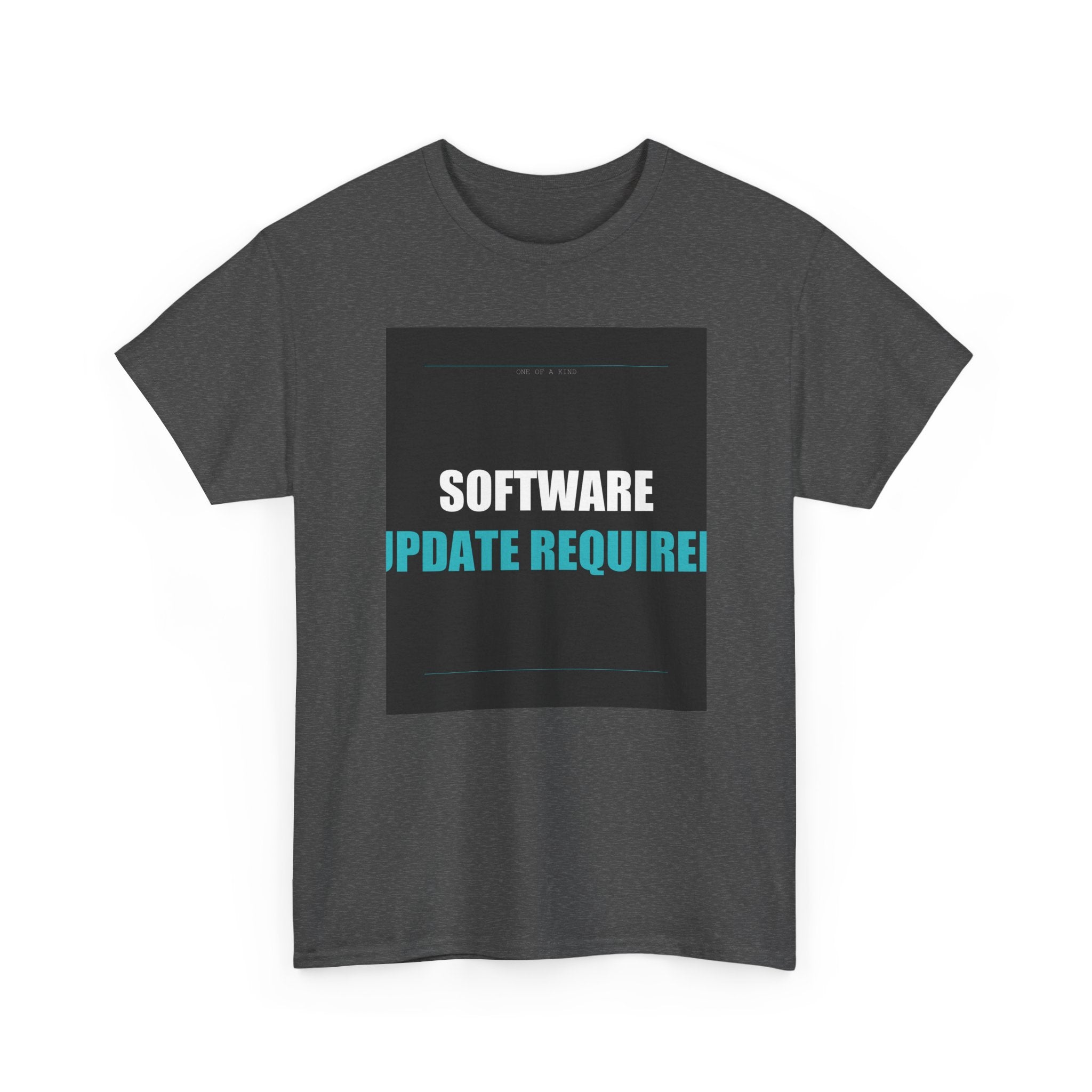 SOFTWARE UPDATE REQUIRED Cyan Type Graphic Tee