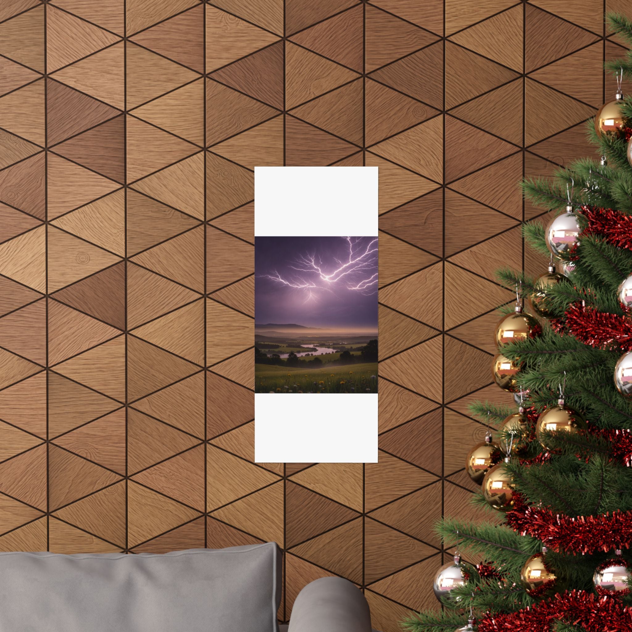 Scenic Nature — Lightning — Matte Poster