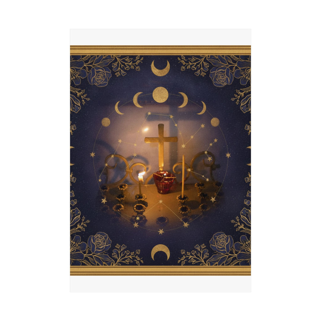 Celestial — Candle — Matte Poster